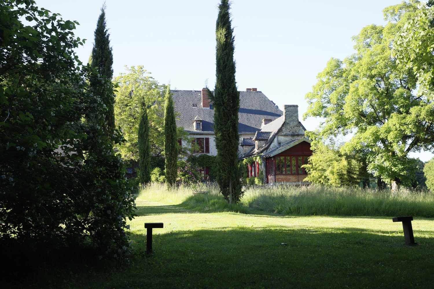 Bassinet la maison vue du parc